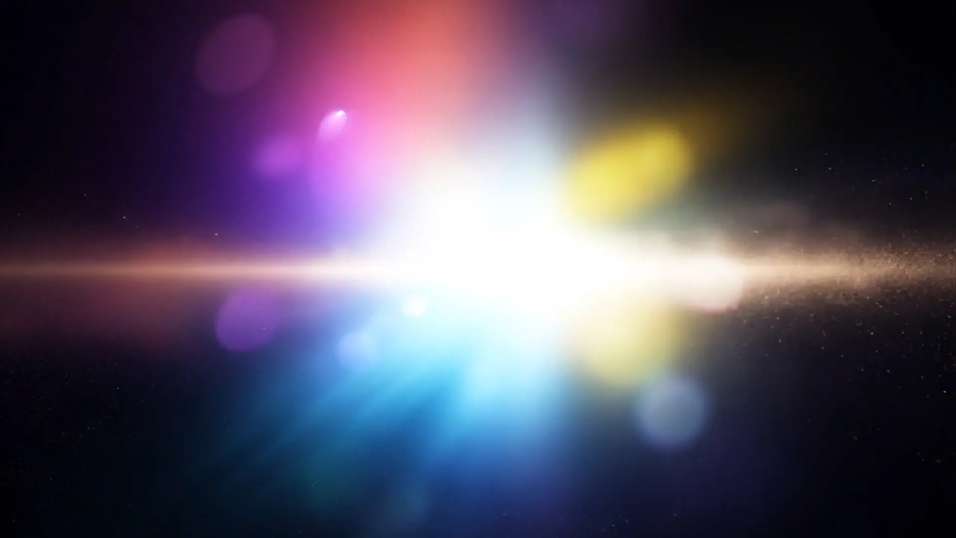 Colorful Light Burst Overlay for Visual Effects